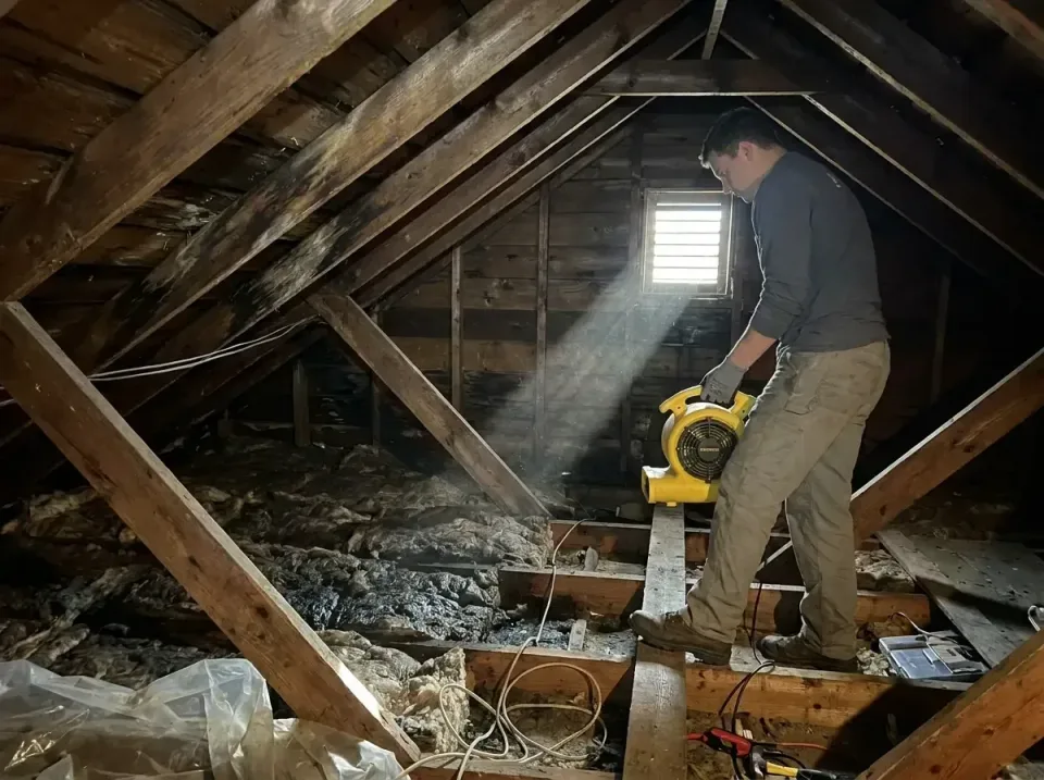 attic-water-damage-drying-proc-007 — frequently asked questions, Emergency Water Extraction & 24/7 Flood Response in Sibley,…